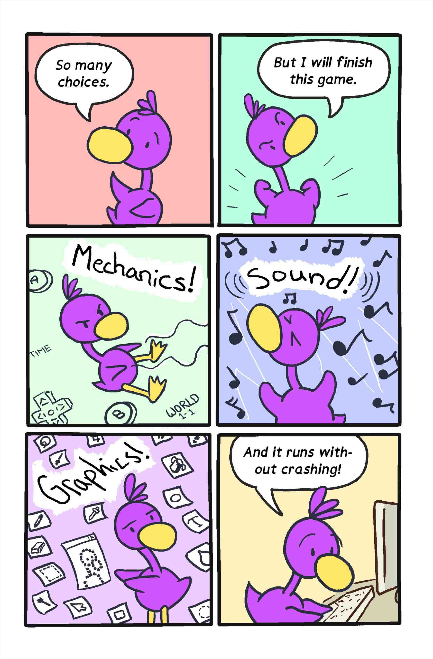 indie-game comics finishing